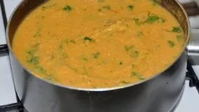 آشپزی ایرانی - آموزش سوپ عدس قرمز