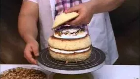 کیک پزی-  آموزش کیک کفشدوزک