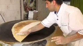 آشپزی ایرانی-طرز تهیه  نان یوخه سوغات شهر شیراز وکرمانشاه