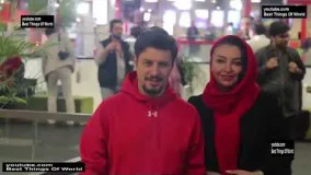  جواد عزتی و همسرش مهلقا باقری در جشنواره جهانی فجر