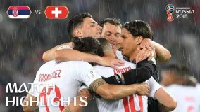 خلاصه بازی سوئیس صربستان جام جهانی 2018