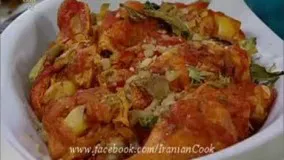 آشپزی ایرانی-رولهای بادمجان کبابی و گوشت و پنیر