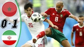 خلاصه بازی تیم ملی ایران و مراکش در جام جهانی ۲۰۱۸