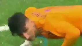 سوپر سیو علیرضا بیرانوند با گزارش عربی! ایران مراکش جام جهانی 2018