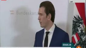 کنفرانس خبری حسن روحانی و صدراعظم اتریش و تقابل این دو بر سر اسرائیل