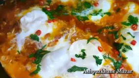 آشپزی ساده-آموزش پختن تخم مرغ با گوجه، نوش جان