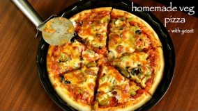 طرز پيتزا درست كردن-از سراسر جهان 80-طرز تهیه پیتزا حرفه ای