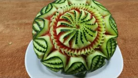 تزیین میوه-هنرنمایی با هندوانه