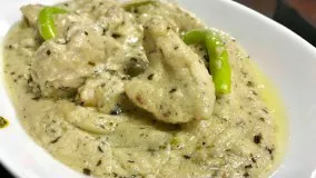آشپزی ایرانی-تهیه مرغ با سس سفید