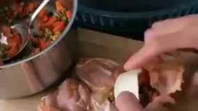 طرز پخت مرغ  مجلسی مخصوص 