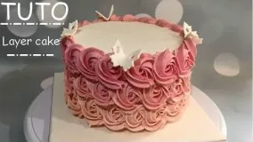 کیک پزی-تزیین کیک بسیار شیک و ساده 2