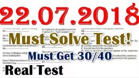 IELTS Listening test 22.07.2018 with ANSWERS | BEST TEST - 2018
