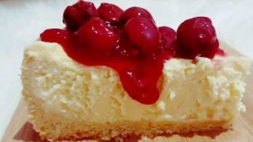 کیک پزی-تهیه چیز کیک ساده و سریع