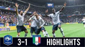خلاصه بازی فرانسه ۳ - ایتالیا ۱(دوستانه)