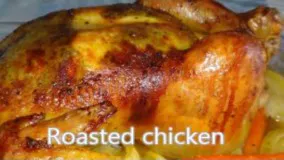 آشپزی آسان- مرغ پخته شده در فربا سس پستو