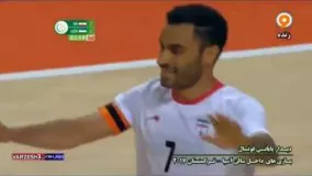 خلاصه فوتسال ایران 7 - ازبکستان 1 (فینال مسابقات آسیایی)