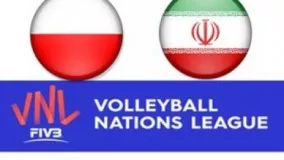 خلاصه والیبال ایران     لهستان   لیگ ملت‌ها