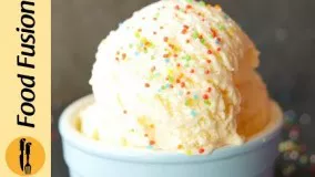 تهیه بستنی وانیلی- زیبا و لذیذ