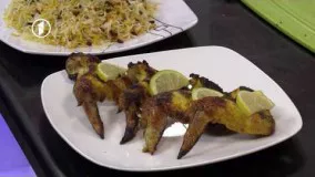 آشپزی ایرانی - طرز تهیه کباب بال مرغ و زرشک پلو