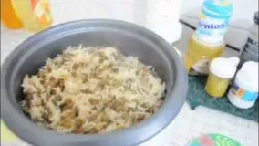 آشپزی آسان - آموزش درست کردن عدس پلو در پلوپز