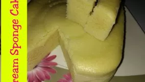 کیک پزی-تهیه کرم کیک اسفنجی