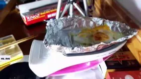 ترفندهای آشپزی-تهیه نیمرو با اتو