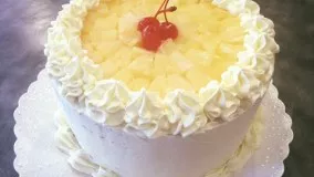 کیک-کیک آناناس شیفون