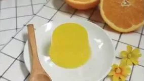 تهیه دسر-تهیه ژله پرتقال طبیعی