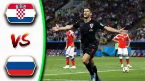 خلاصه بازی کرواسی 2 2 روسیه مرحله یک چهارم جام جهانی 2018 