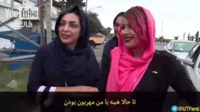 حرفها و اشکهای زن توریست راهپیما از ایران و مردم ایران