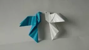 آموزش اوریگامی پرنده-ویدیو اوریگامی 100