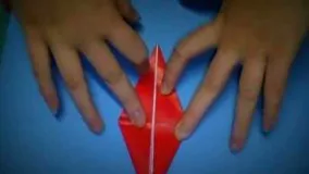 آموزش اوریگامی پرنده-ویدیو اوریگامی 58