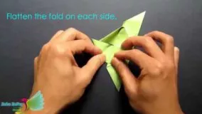 آموزش اوریگامی پروانه-کلیپ 17