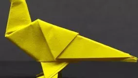 آموزش اوریگامی پرنده-ویدیو اوریگامی 102