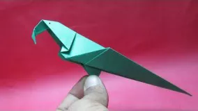 آموزش اوریگامی پرنده-ویدیو اوریگامی 67