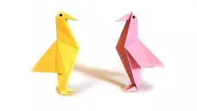 آموزش اوریگامی پرنده-ویدیو اوریگامی 87