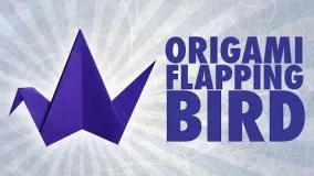 آموزش اوریگامی پرنده-ویدیو اوریگامی 35