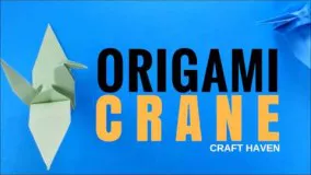 آموزش اوریگامی پرنده-ویدیو اوریگامی 34