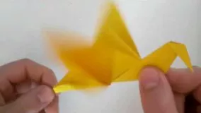 آموزش اوریگامی پرنده-ویدیو اوریگامی 20