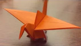 آموزش اوریگامی پرنده-ویدیو اوریگامی 59