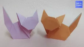 آموزش اوریگامی حیوانات-آموزش اوریگامی ساده برای کودکان قسمت 15