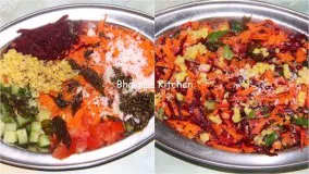 غذای رژیمی-تهیه سالاد هندی 2