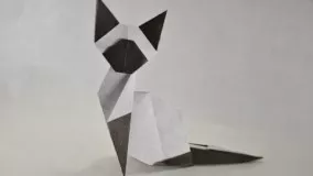 آموزش اوریگامی حیوانات-آموزش اوریگامی ساده برای کودکان قسمت 14