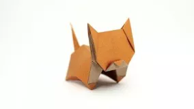 آموزش اوریگامی حیوانات-آموزش اوریگامی ساده برای کودکان قسمت 16