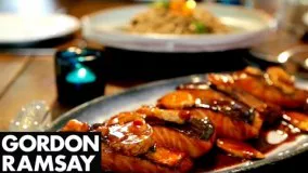 غذای رژیمی-تهیه سالاد ماهی سالمون