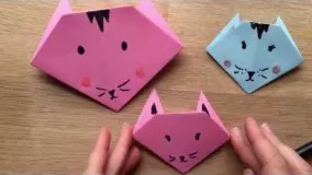 آموزش اوریگامی حیوانات-آموزش اوریگامی ساده برای کودکان قسمت 22