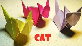 آموزش اوریگامی حیوانات-آموزش اوریگامی ساده برای کودکان قسمت 18