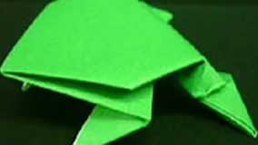 اموزش اوریگامی قورباغه-ویدیو های اوریگامی 23