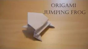 اموزش اوریگامی قورباغه-ویدیو های اوریگامی 16