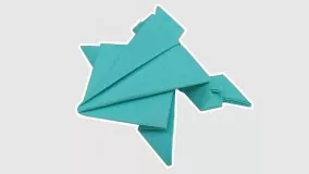 اموزش اوریگامی قورباغه-ویدیو های اوریگامی 8